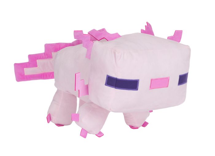 (Mis 8) MINECRAFT Axolotl (Solo) Peluche 44cm…x6